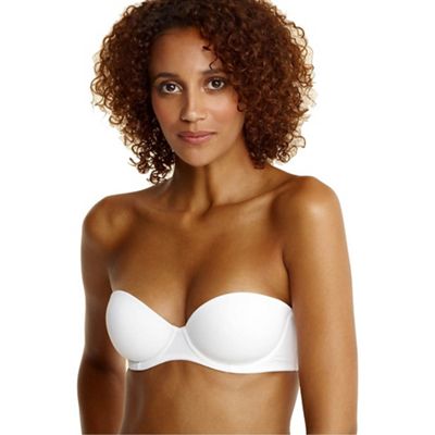 White multiway padded bra